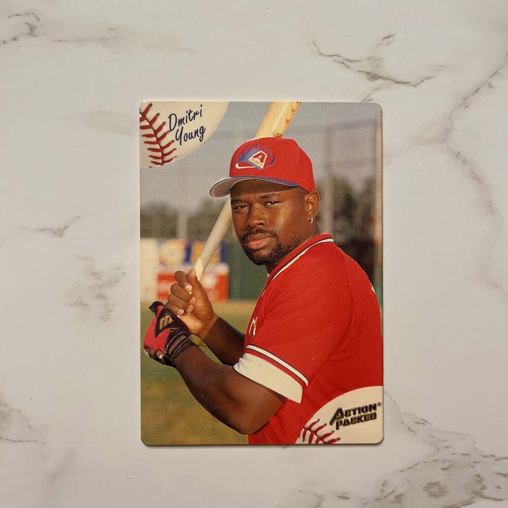1994 Action Packed #28 Dmitri Young AA Arkansas Travelers (St Louis Cardinals)